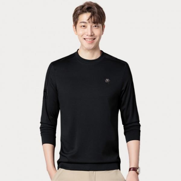 남성 롱슬리브티 봄 가을 데일리 기본핏 라운드 긴팔 티셔츠
