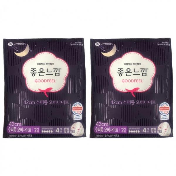 좋은느낌 수퍼롱 오버나이트 42cm 4입 x 4팩