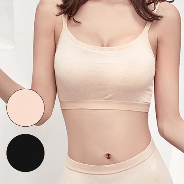 심리스 요가 브라탑 가슴 볼륨 노와이어 브라 2컬러