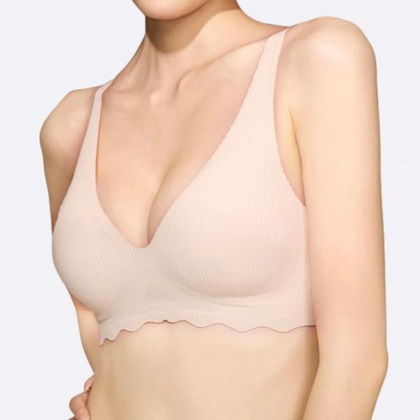 심리스 브래지어 가슴 모아주는 볼륨 노와이어 속옷 2컬러