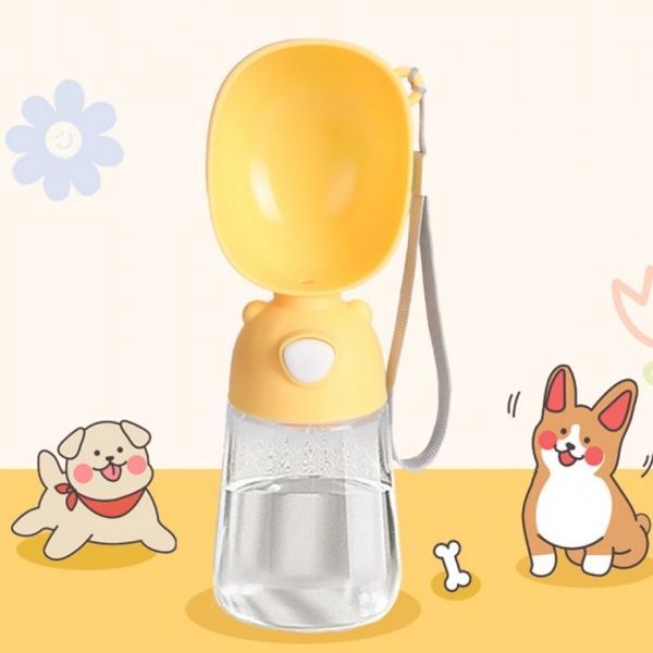 애견 물통 강아지 산책 반려동물 외출 스트랩 급수 물병
