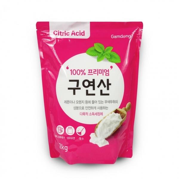 감동 구연산 2kg 주방 청소 세제 표백제