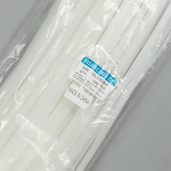 kimspp 케이블타이 10x1200mm(약100개입) 타이밴드 전선 배선정리 다양한 규격 보유(이미지참조)