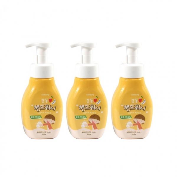 감동핸드워시(300ml) 후르츠향-3개 손세정제 거품형 손비누 폼워시 버블핸드워시