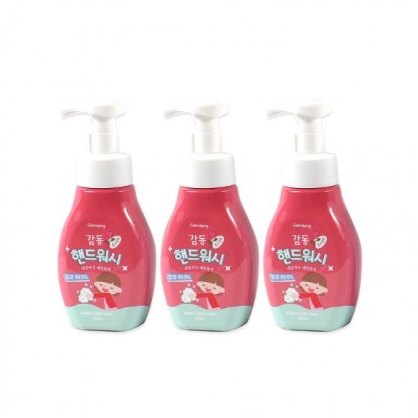 감동핸드워시(300ml) 플로럴향-3개 손세정제 거품형 손비누 폼워시 버블핸드워시
