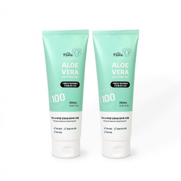 더플로라 알로에베라 수딩젤(튜브형) 250ml-2개 보습 진정 수분크림