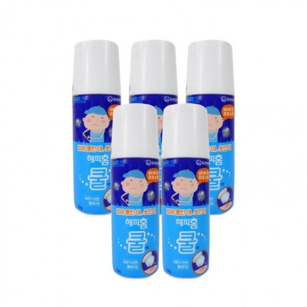 해피홈 쿨액(50g)-5개 벌레물린데 외용소독제 쏘인데