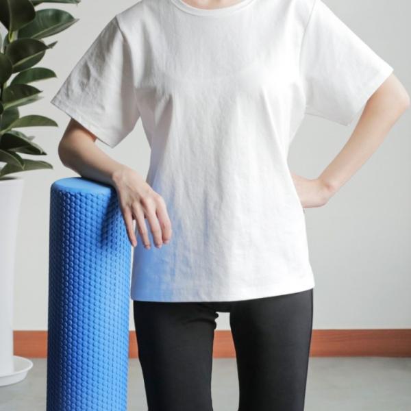 헬스 요가 마사지 eva 폼롤러 90cm