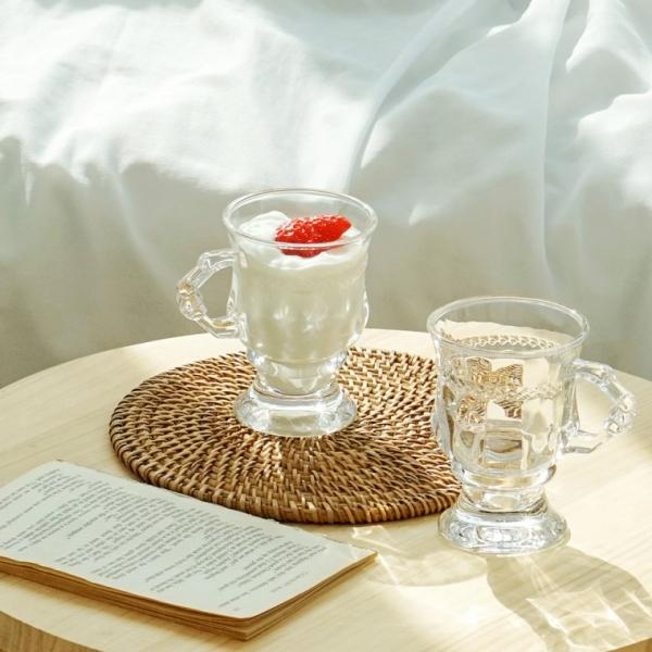 빈티지 투명 유리잔 150ml 6p