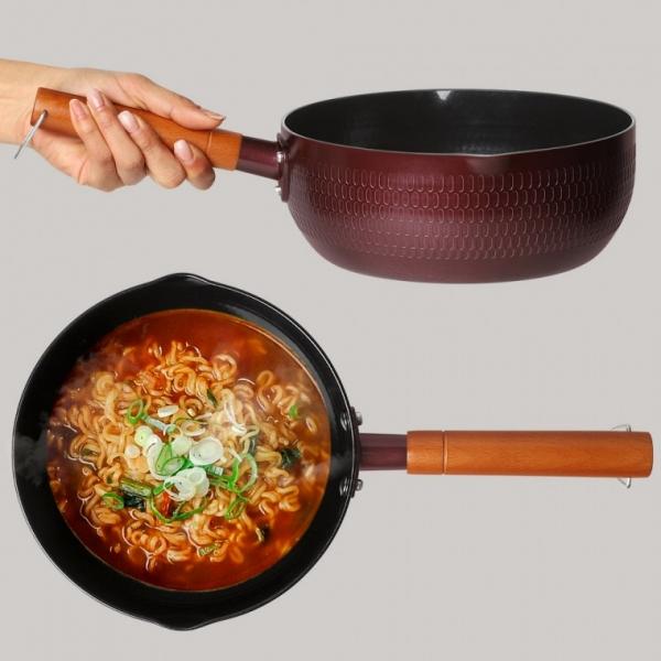 인덕션 편수냄비 1인용 라면 찌개 이유식 한손냄비 4size