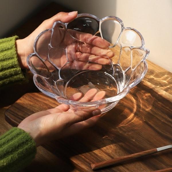 디저트 카페그릇 업소용 빙수볼 요거트 유리그릇 2size
