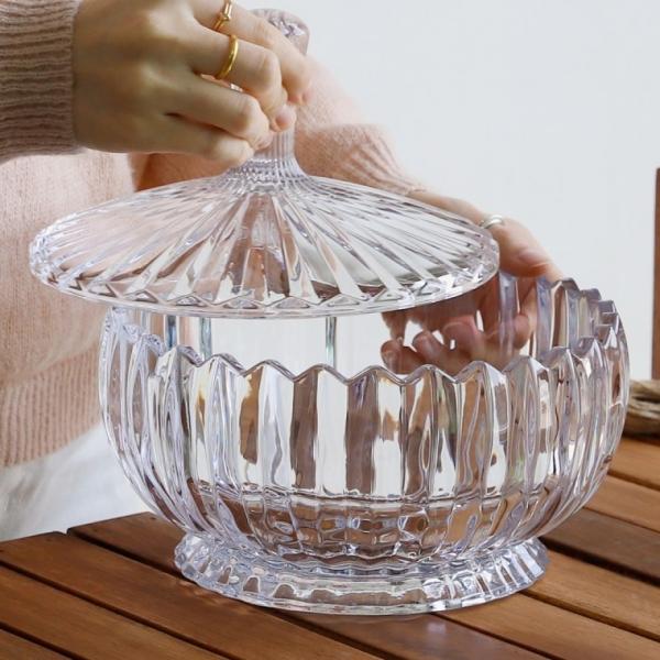 다용도 유리 글라스자 펌킨 저장용기 중 2.2L