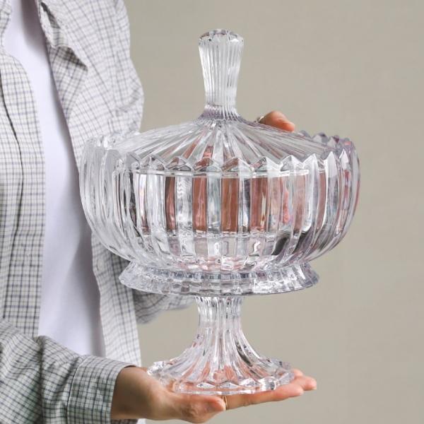 다용도 유리 스탠드 글라스자 펌킨 저장용기 대 2.2L