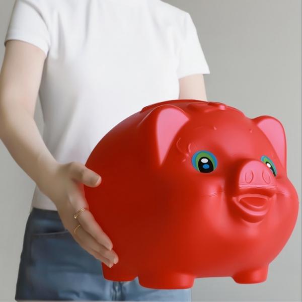 예쁜 오리지널 왕대형 돼지 저금통 33cm