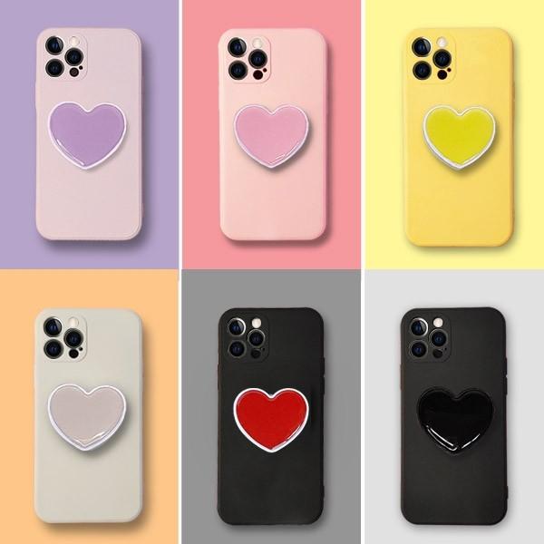 []큐피트 폰톡 일체형 카메라렌즈 풀커버 컬러 범퍼케이스 iPhone17 16플러스 13프로 12미니 11 XS