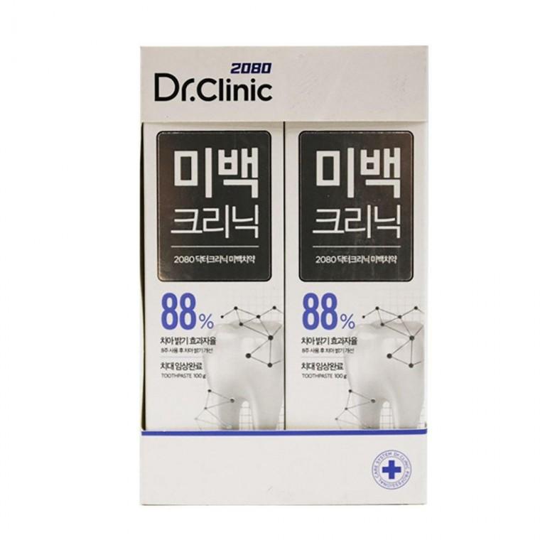 치아 변색 미백 관리 크리닉 닥터 치약 2개입 생활 용품 잡화 욕실 잇몸 치은염 어른
