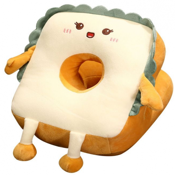 로한스 꿀식빵 낮잠베개 책상 쿠션 사무실 숙면 목베개