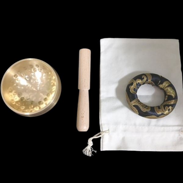 지름 8cm 싱잉볼 핸드메이드 황동 명상종 힐링 울림
