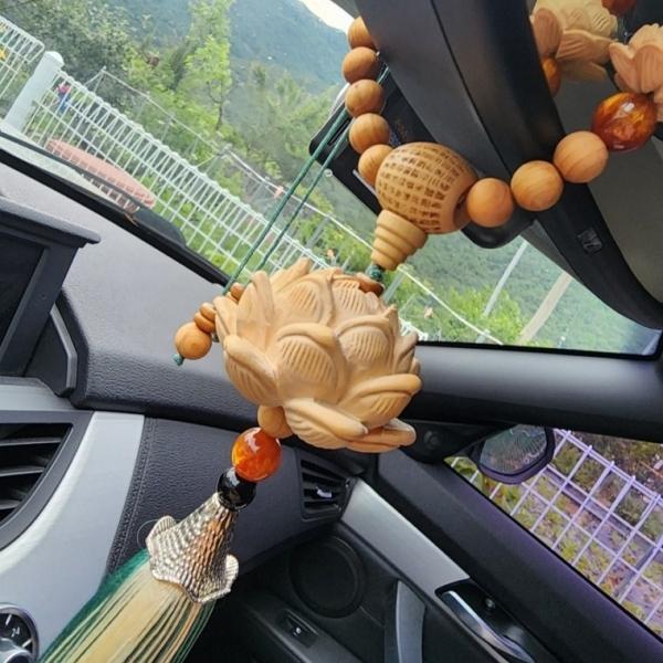 핸드메이드 연꽃 길운 차걸이 이사 선물