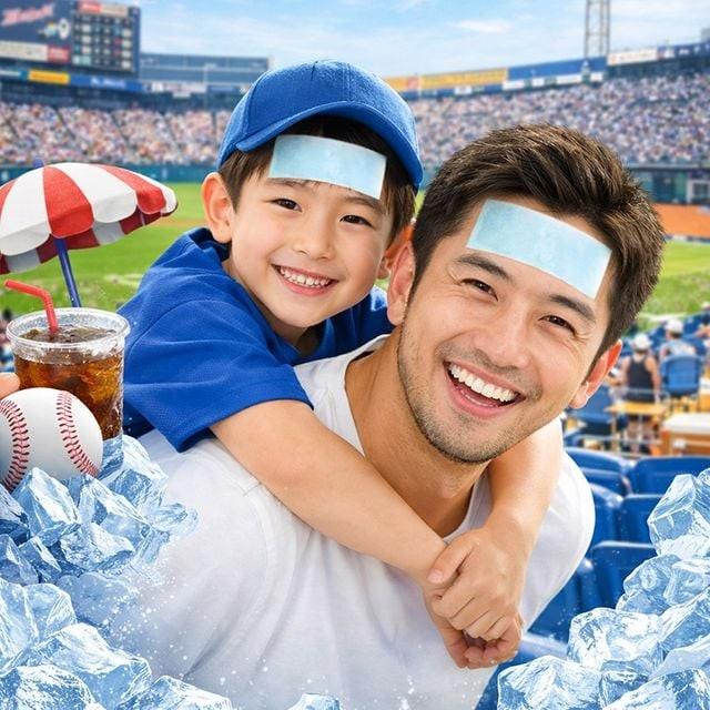 시원한 쿨링 냉찜질 패치 휴대용 붙이는 냉찜질 시트 야구장 여름 냉찜질팩 아이스쿨패치