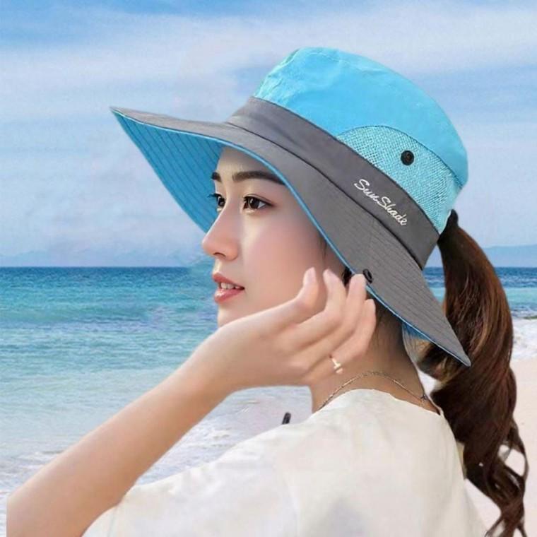 햇빛 가리개 썬캡형 등산 모자 남녀 공용 여름용 챙모자 버킷햇 사파리 여성썬캡 접이식
