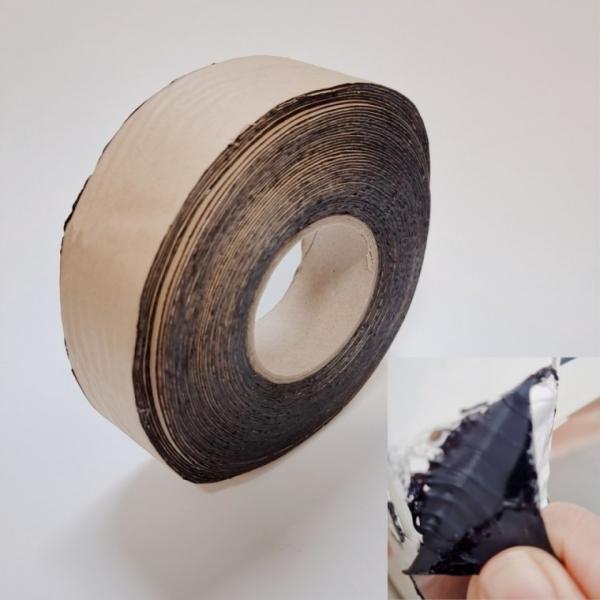 50mm 부틸 은박 방수테이프 지붕보수 강력점착 파이프