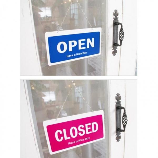 영업중 오픈 클로즈 안내 사인 OPEN 표지판 업소용