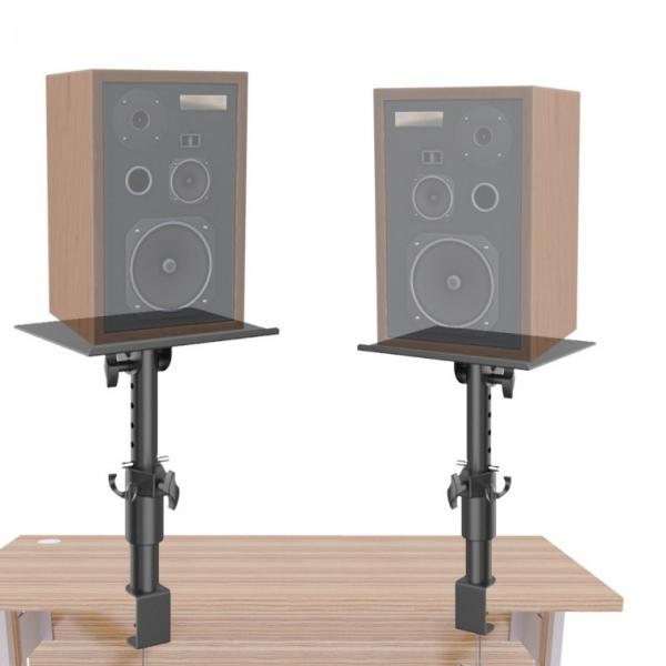 우퍼 받침대 스피커 스탠드 데스크 거치대 클램프2개