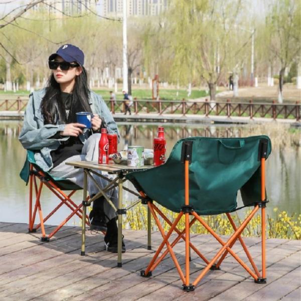 [BBT4] 휴대용 경량 대형 캠핑의자 등받이 접이식 아이스백 백패킹 체어 낚시