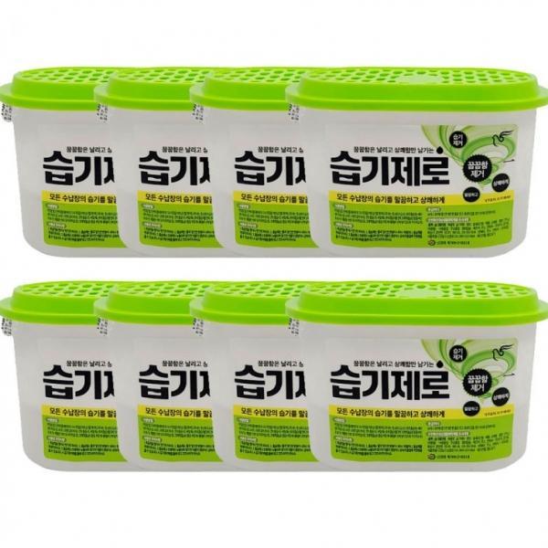피죤 강력 제습제 습기제로 8개입 유해물질 무첨가 습기제거제 곰팡이방지 냄새방지