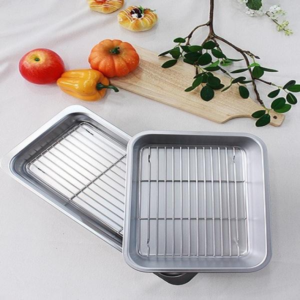 덮개가 있어 좋은 슈테판 다용도 스텐 트레이 3size