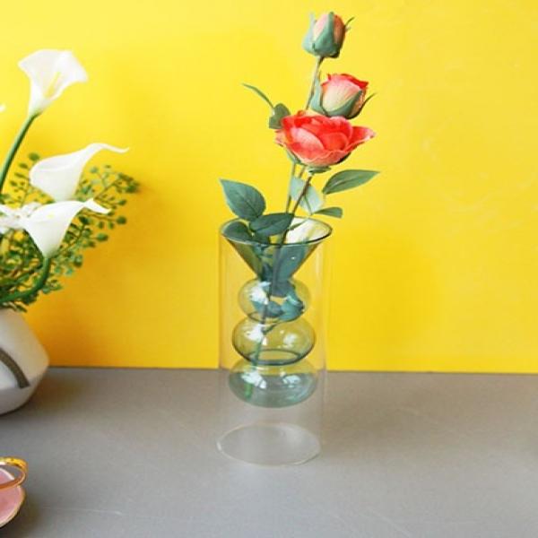 아테나 유리 화병 대 3color 꽃병 유리화병
