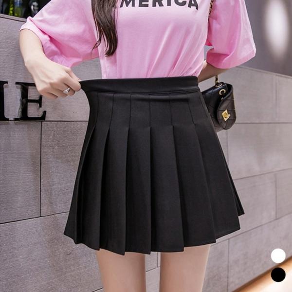 밴딩 주름 플 테니스 치마 스커트 LM-0318