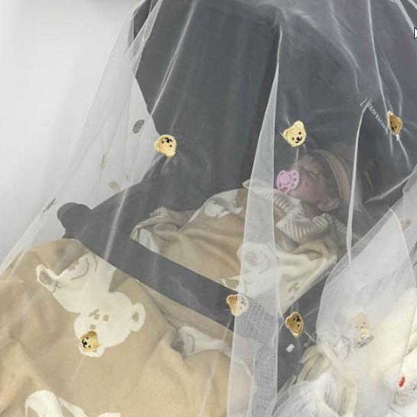방충망 유모차 모기장 커버 벌레장 아기 차단 통기성 보호 안전한 외출 풀커버 캠핑 공원 밤산책