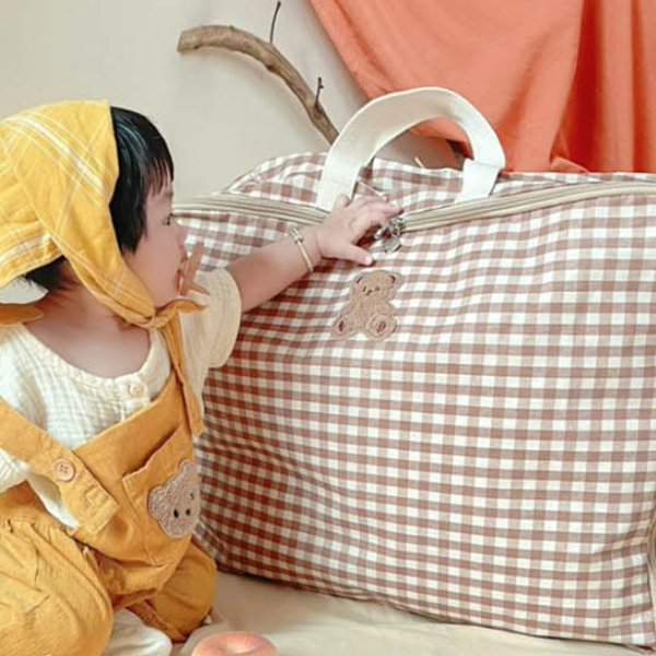 푹신하고 깨끗한 이불 보관백 예쁘고 사용하기 쉬운 낮잠 이불 백 귀엽고 실용적인 수납 가방