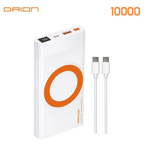 [후니케이스] 드리온고속 무선 보조배터리 10000mAh C to C D-PWQ-PD10000