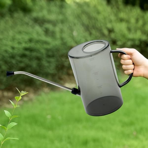 그린드롭 긴 노즐 물조리개(2L) (그레이)