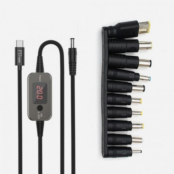 100W PD C to DC 변환 케이블 젠더 10종 세트 DC젠더