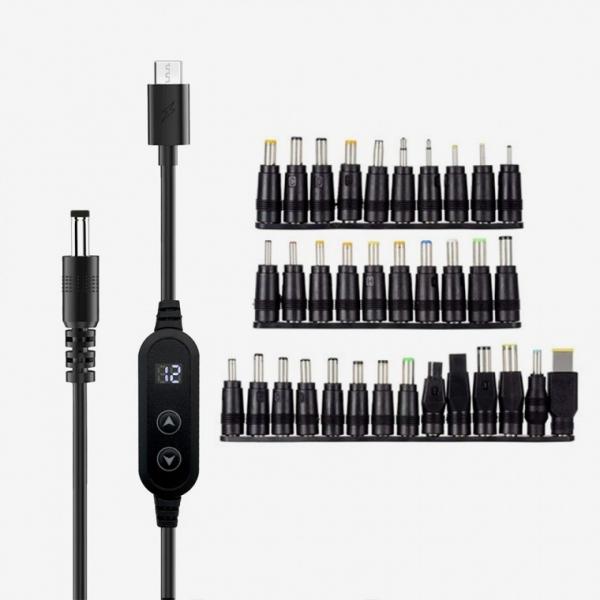 60W PD C to DC 변환 케이블 젠더 34종 세트 DC젠더