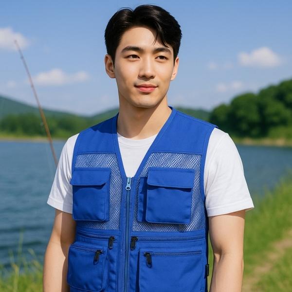 초경량 메쉬 레저 조끼 L 아웃도어 여름작업조끼