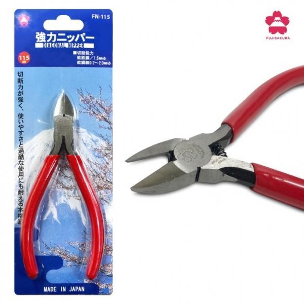 사쿠라 니퍼(FN-115) 압착펜치겸용 지 절단기 피복