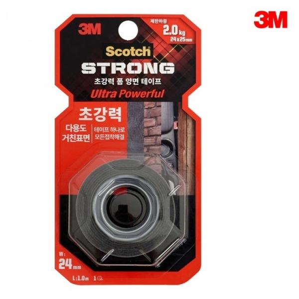 3M 초강력 폼 양면테이프 (거친표면) UPR210 페인트벽