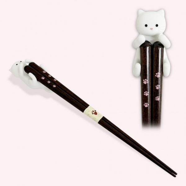 이시다 고양이 젓가락 받침대세트 홈테이블 플레이팅