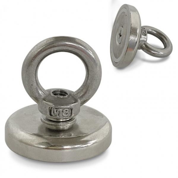 네오디움 고리자석(O형 벌크 M8) 48mm 원형고리 후크