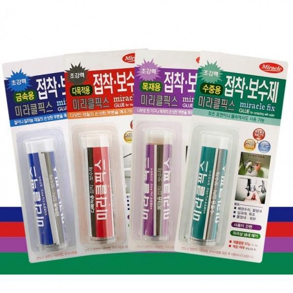미라클픽스 접착보수제(선택) 큰용량 막대본드 강력