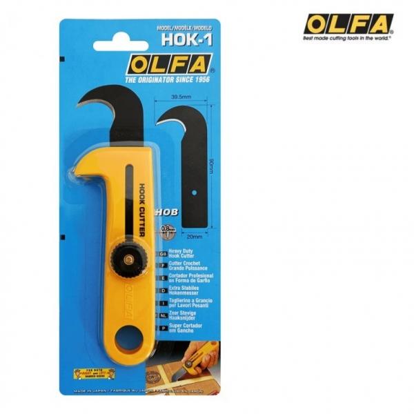 OLFA 갈고리 후크칼 HOK-1 고강도 커터칼 밴딩끈 절단