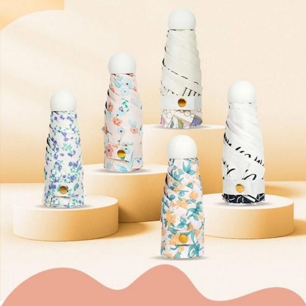 이시아르 접이식 경량 UV차단 양우산 휴대양산 자외선우산 미니우산 완전자동우산 가벼운양산 캡술우산