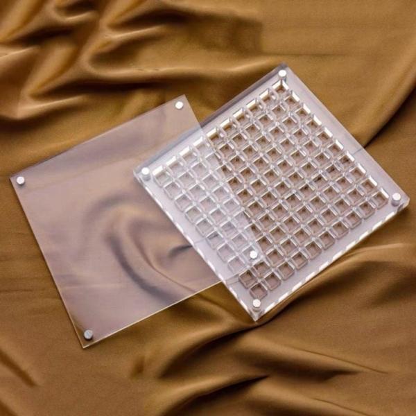 조개 투명 케이스 전시함 대용량 100칸 소품 보관함 인테리어소품 함 보석 다용도 보관 투명 케이스