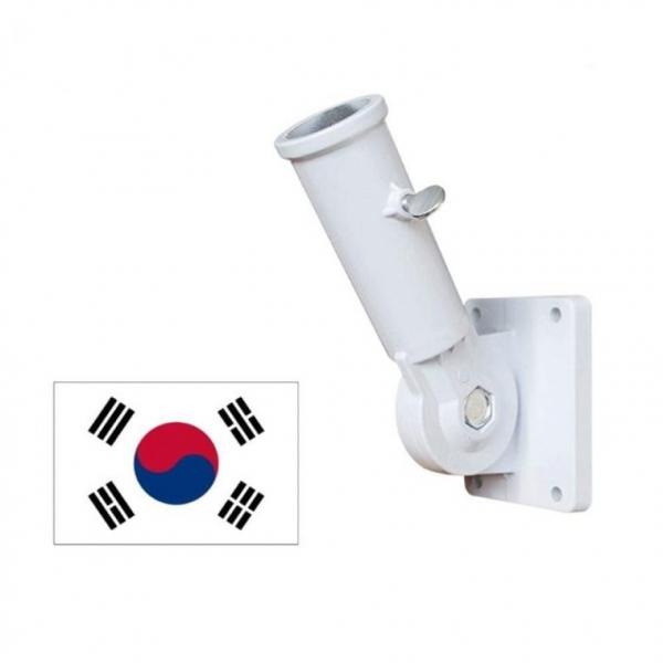 태극기 국기꽂이 깃대꽂이 받침대 벽걸이 180도조절 1P 태극 꽂이 봉 아파트 대문 거치대 아웃도어