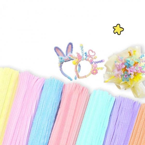 DIY 컬러 철사 공예 모루 만들기 200P 취미 재료 키트 정리 전선 키트 타이 모루인형 만들기
